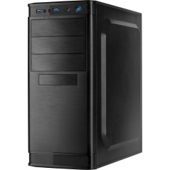 Inter-Tech IT-5905 ATX Tower Case - Stylish Black Design Without PSU - High-Quality Build for Optimal Performance